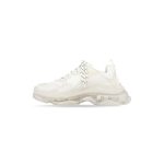 Men’s Triple S Clear Sole Sneaker  in White - Image 3